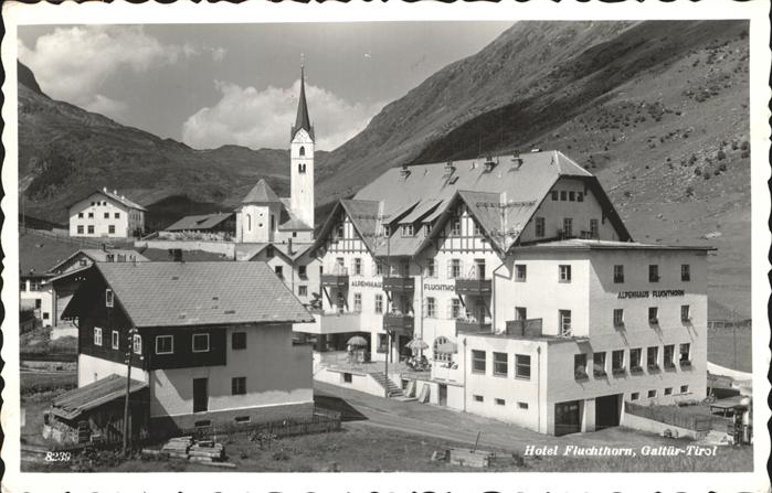 Galtuer Tirol Hotel Fluchthorn Kirche Paznaun