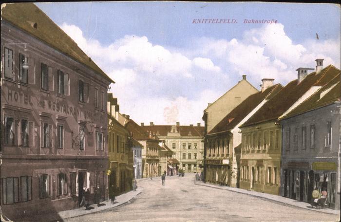 Knittelfeld Steiermark Teilansicht Knittelfeld Bahnstrasse