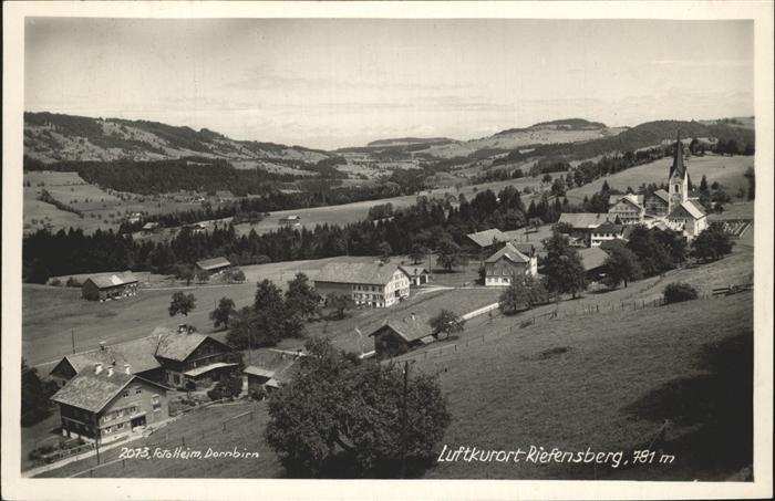Riefensberg Teilansicht Luftkurort Riefensberg Vora