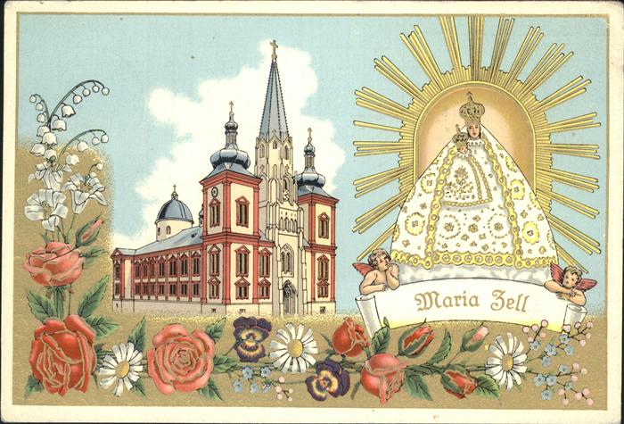 Mariazell Steiermark Basilika Maria Geburt Künstlerkarte