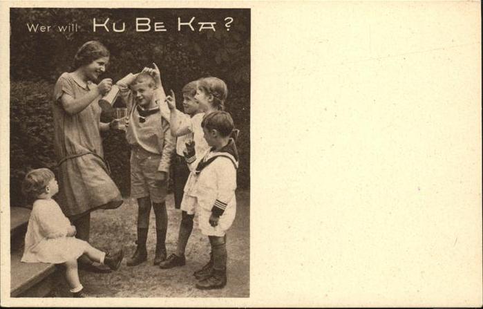 Werbung KU BE KA Frühstücksgetränk