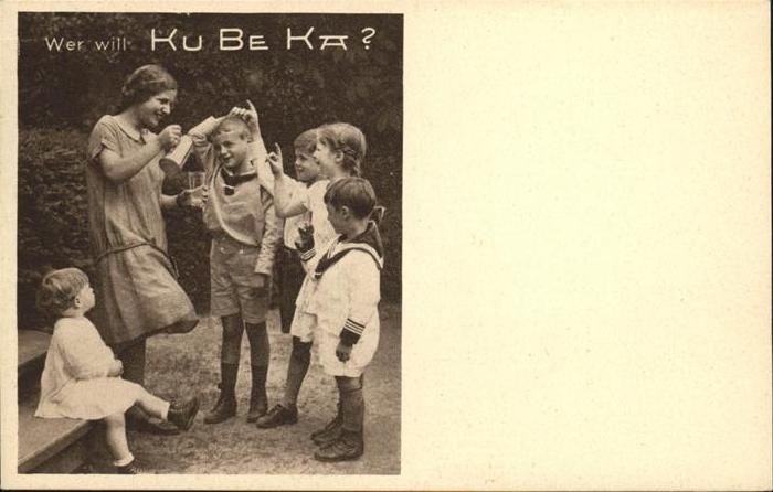 Werbung KU BE KA Frühstücksgetränk