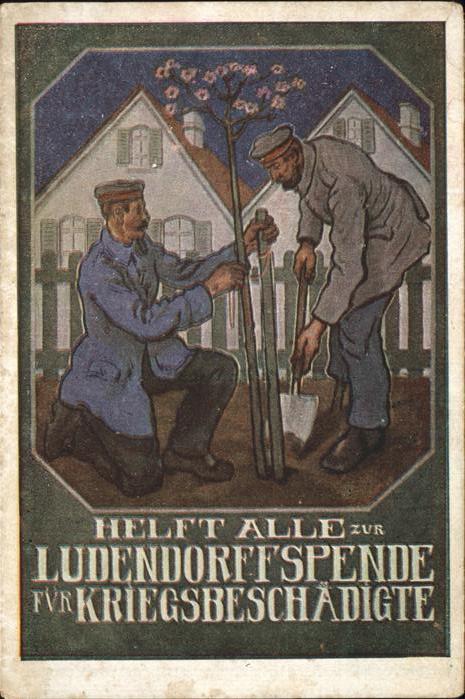 Spendenkarte Kriegsbeschädigte Ludendorffspende