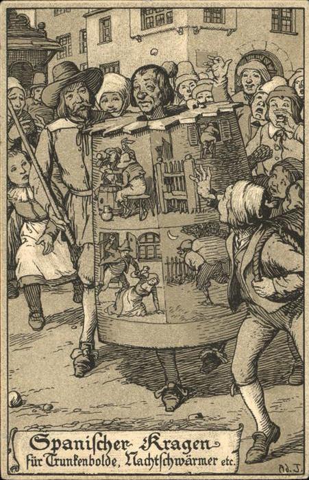 Gericht Justiz Spanischer Kragen für Trunkenbolde Nach