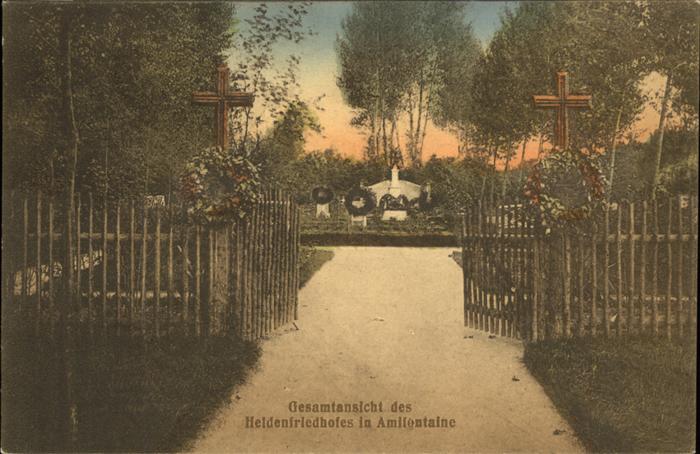 Tod Heldenfriedhof Amifontaine