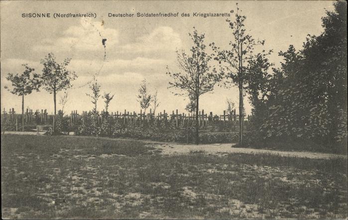 Tod Sisonne Deutscher Soldatenfreidhof Krie