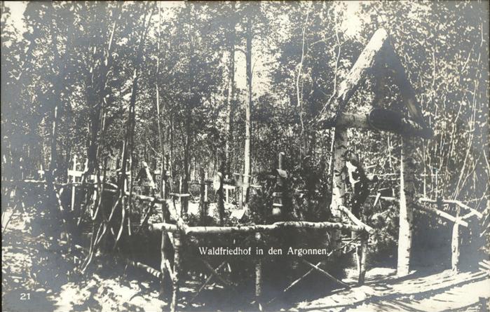 Tod Waldfriedhof Argonnen