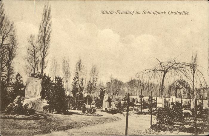 Tod Militär Friedhof Schlosspark Orainville