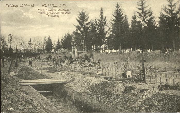 Tod Heldengräber Friedhof Rethel