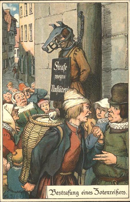 Gericht Justiz Bestrafung eines Totenreissers