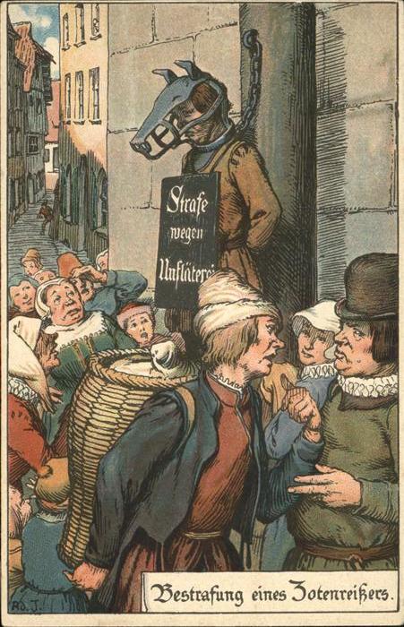 Gericht Justiz Bestrafung eines Totenreissers Ad J