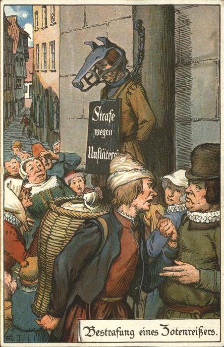 Gericht Justiz Strafe eines Totenreissers