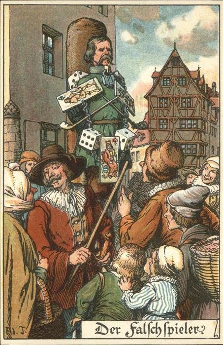 Gericht Justiz Strafe Falschspieler Ad J