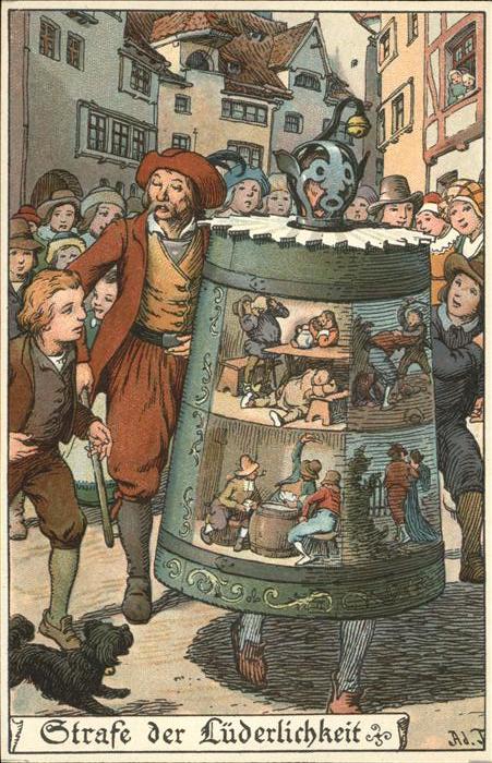 Gericht Justiz Strafe der Lüderlichkeit