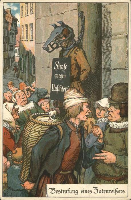 Gericht Justiz Strafe eines Totenreissers