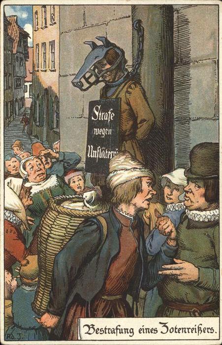 Gericht Justiz Strafe eines Totenreissers