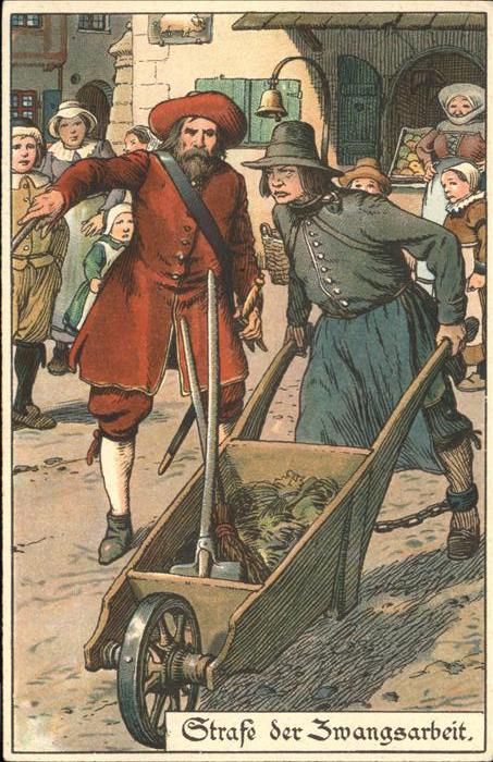 Gericht Justiz Strafe Zwangsarbeit Ad J