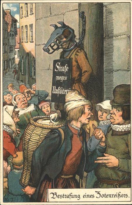 Gericht Justiz Strafe eines Totenreissers