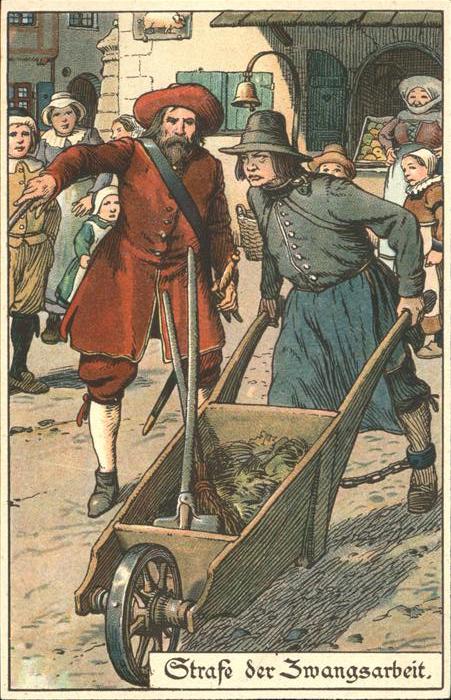 Gericht Justiz Strafe Zwangsarbeit Ad J