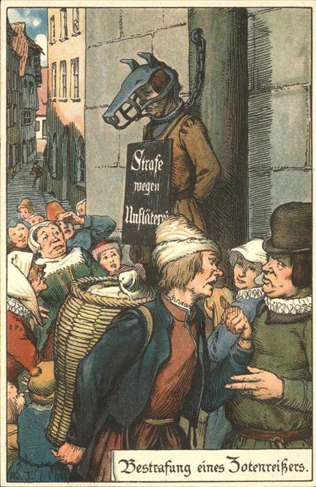 Gericht Justiz Strafe eines Totenreissers Ad J