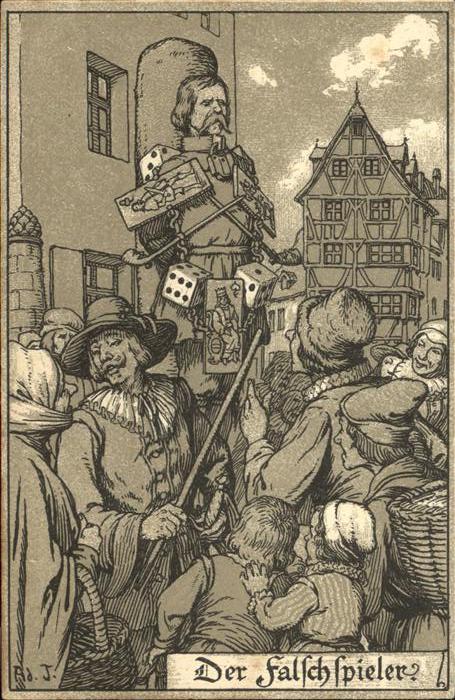 Gericht Justiz Strafe Falschspieler