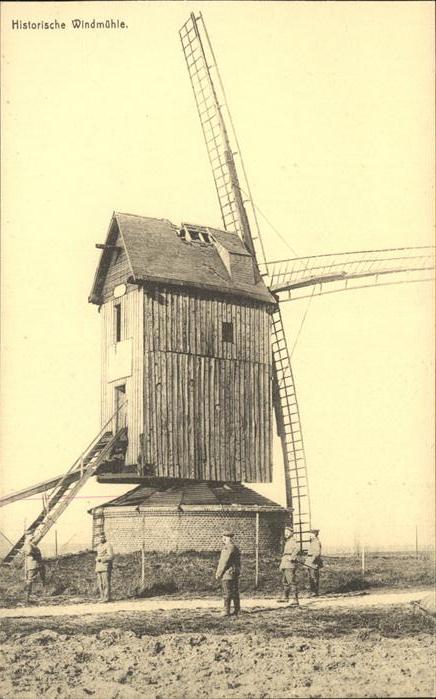 Windmuehle Historisch Brüssel