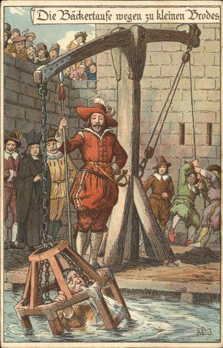 Gericht Justiz Strafe Bäckertaufe wegen zu kleinen Bro