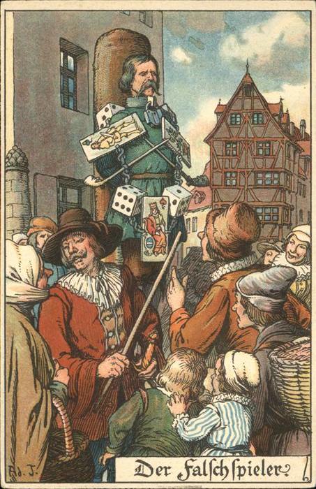 Gericht Justiz Strafe Falschspieler Ad J