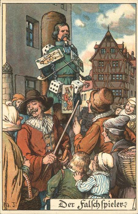 Gericht Justiz Strafe Falschspieler Ad J