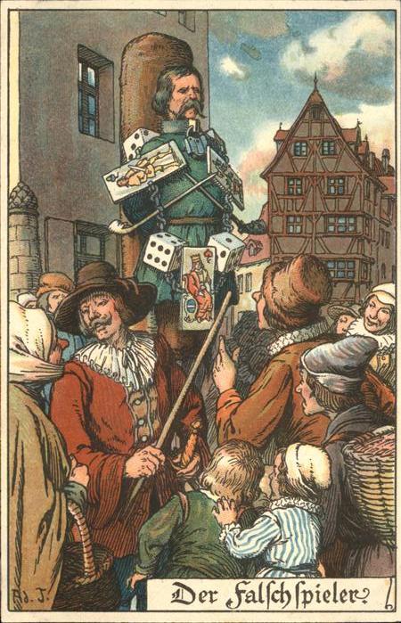 Gericht Justiz Strafe Falschspieler Ad J