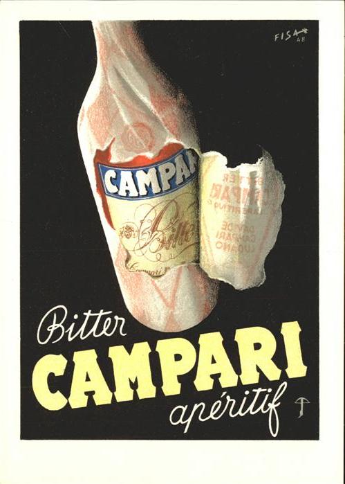 Alkohol Campari Werbung Reklame