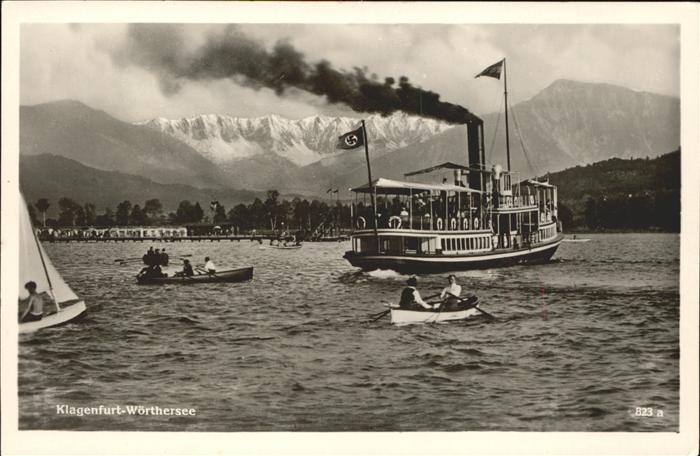Dampfer Binnenschifffahrt Klagenfurt Wörthersee Boote