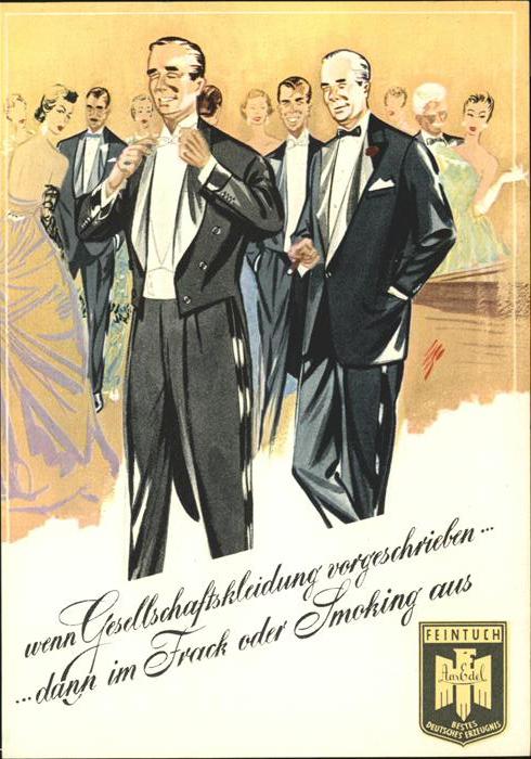 Mode Feintuch AarEdel Frack und Smoking