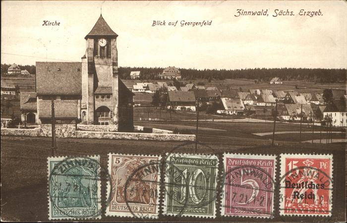 Zinnwald Sächsisches Erzgebirge Georgenfeld