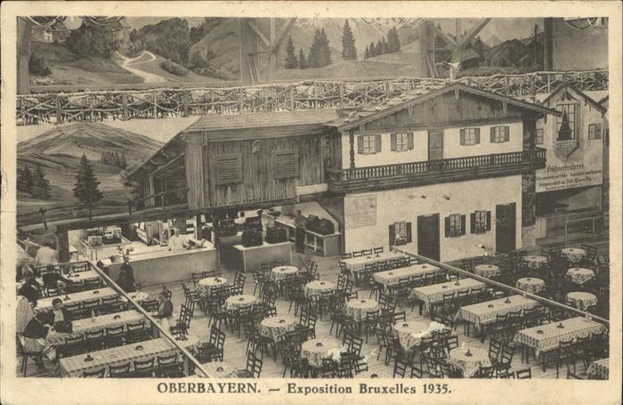 Exposition Bruxelles 1935 Oberbayern