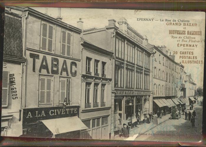 Epernay 51 Rue de Chalons Tabac La Civette