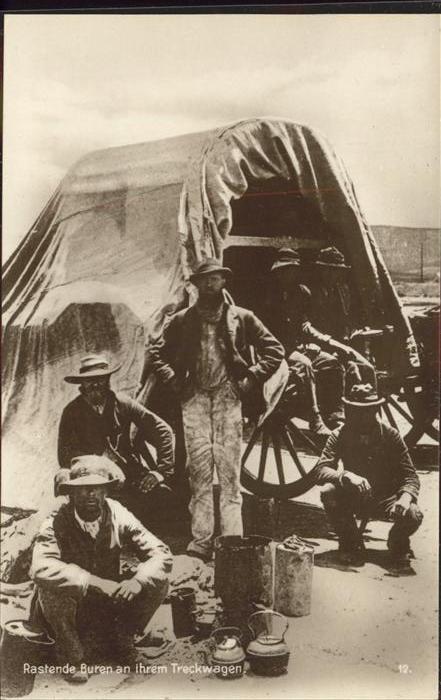Buren Treckwacken Rast Trinks Bildkarte Nr 12