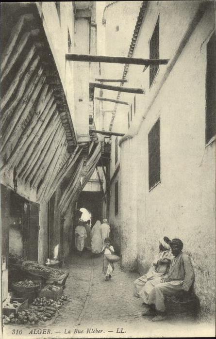 Alger Algerien La Rue Kleber