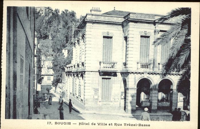 Bougie Bejaia Algeria Hotel de Ville et Rue Trezel_Basse