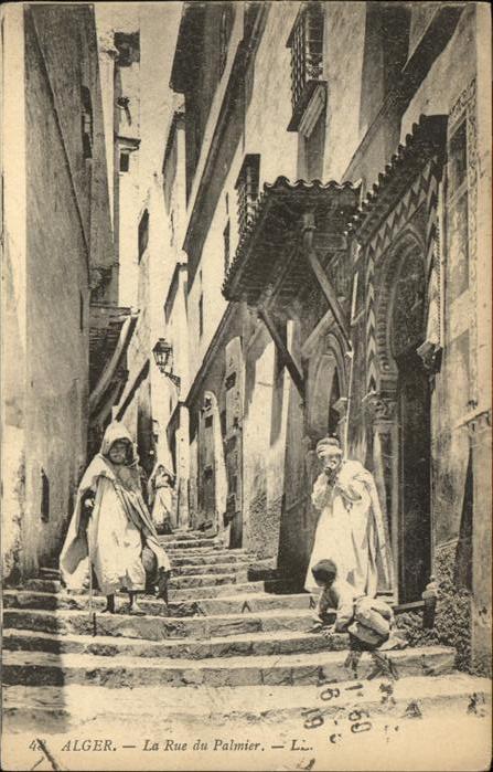 Alger Algerien Rue du Palmier