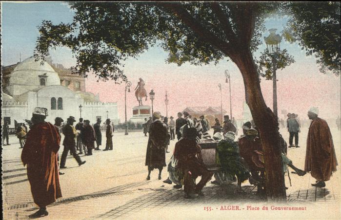 Alger Algerien Place du Gouvernement Reiterdenkmal