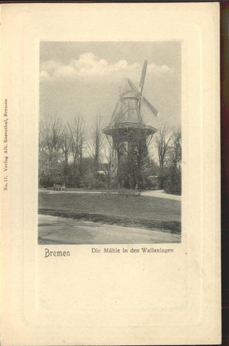 BREMEN  CITY Muehle Wallanlagen