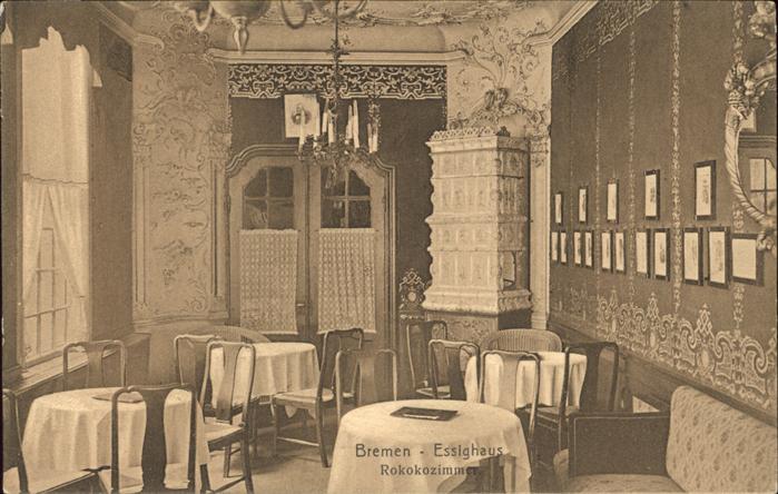 BREMEN  CITY Essighaus Rokokozimmer