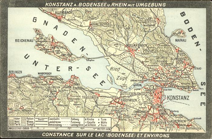 Konstanz und Umgebung Karte