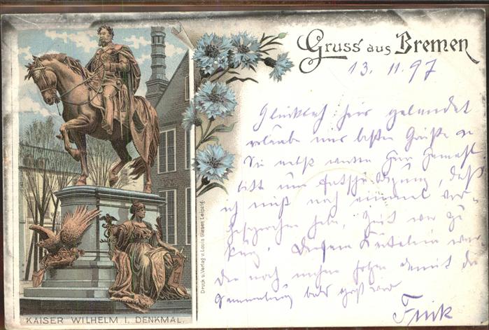 Bremen Kaiser Wilhelm I. Denkmal