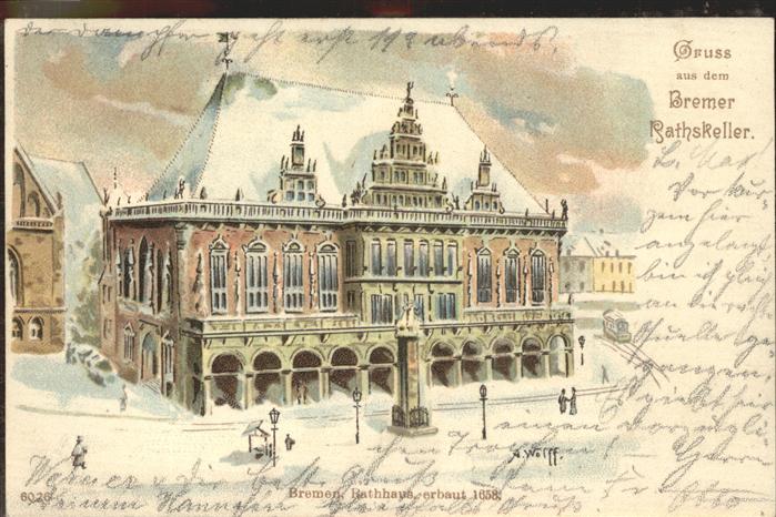 BREMEN  CITY Rathskeller Rathaus