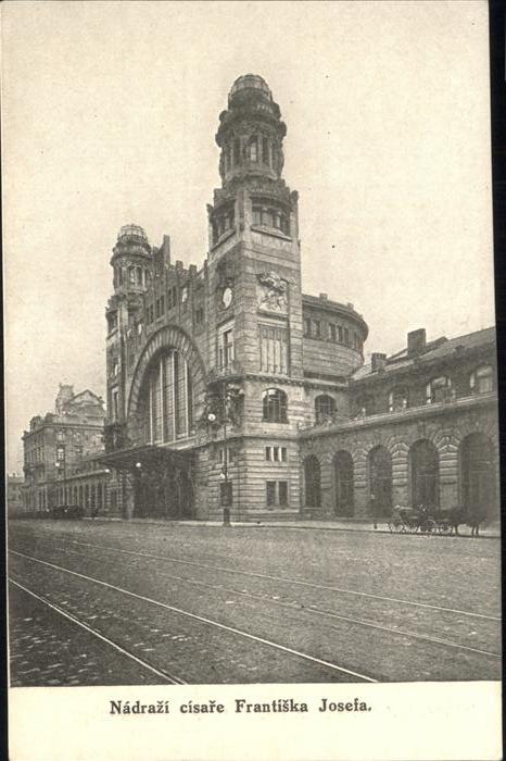 Prag Prahy Prague Nadrazi cisare Frantiska Josefa