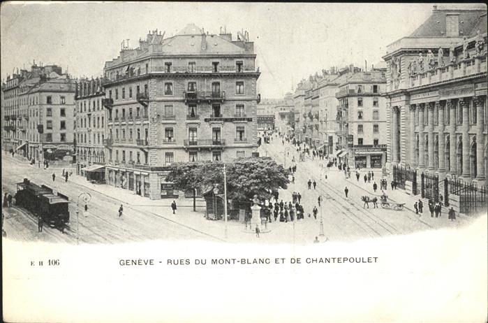 Geneve GE Rues du Mont Blanc et de Chantepoulet