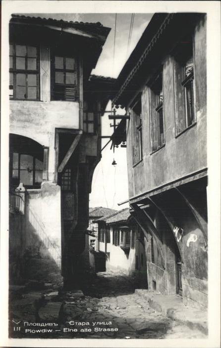 Plowdiw Philippopel Eine alte Strasse