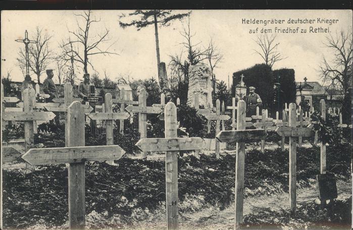 Rethel Ardennes Heldengräber deutscher Krieger auf dem